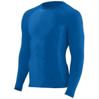 Augusta Sportswear Hyperform Compression Long Sleeve Shirt in Royal  -Part of the Adult, Augusta-Products, Shirts product lines at KanaleyCreations.com