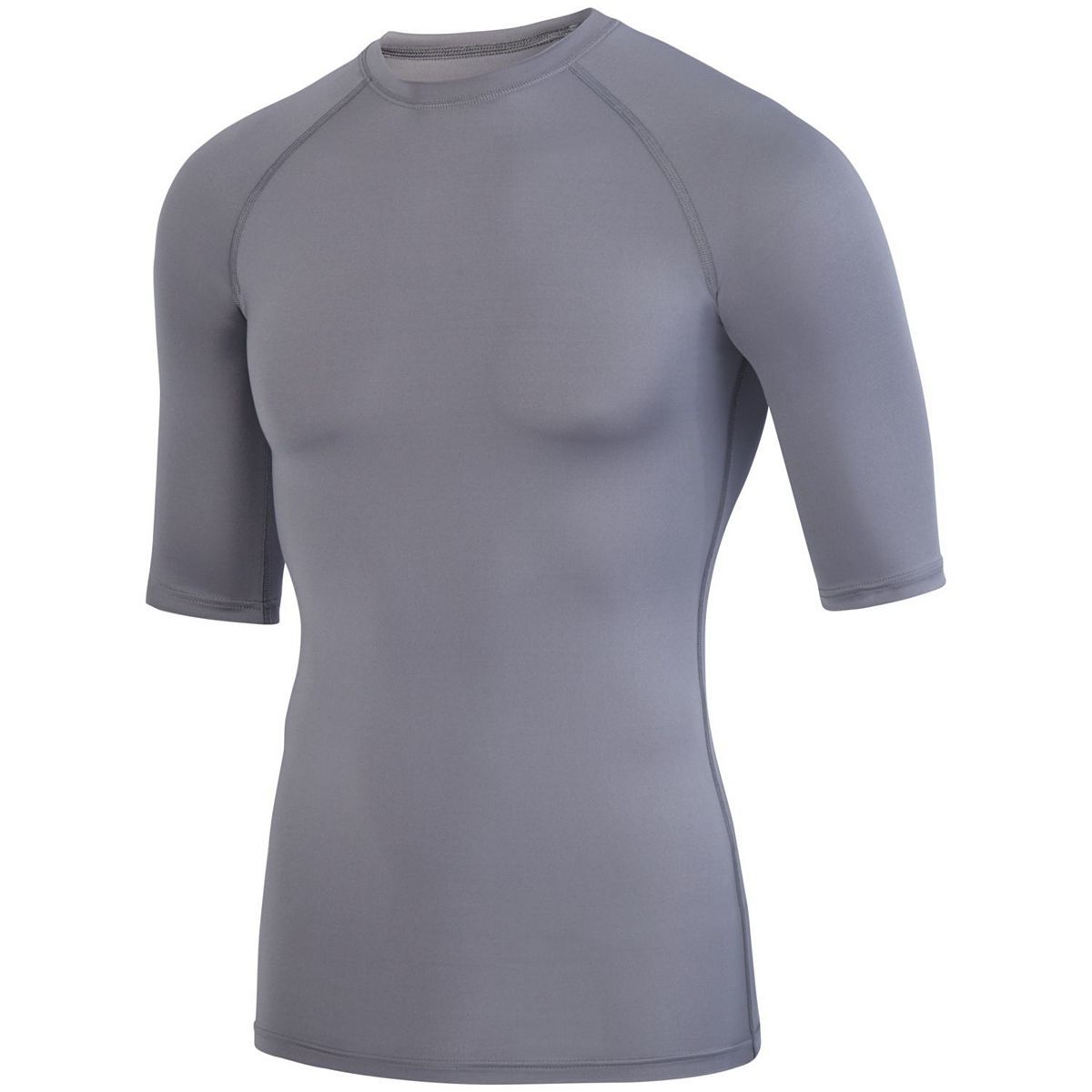 Augusta Sportswear Hyperform Compression Half Sleeve Tee in Graphite  -Part of the Adult, Adult-Tee-Shirt, T-Shirts, Augusta-Products, Shirts product lines at KanaleyCreations.com