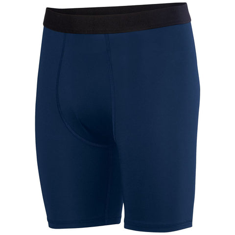 Augusta Sportswear Hyperform Compression Shorts in Navy  -Part of the Adult, Adult-Shorts, Augusta-Products product lines at KanaleyCreations.com