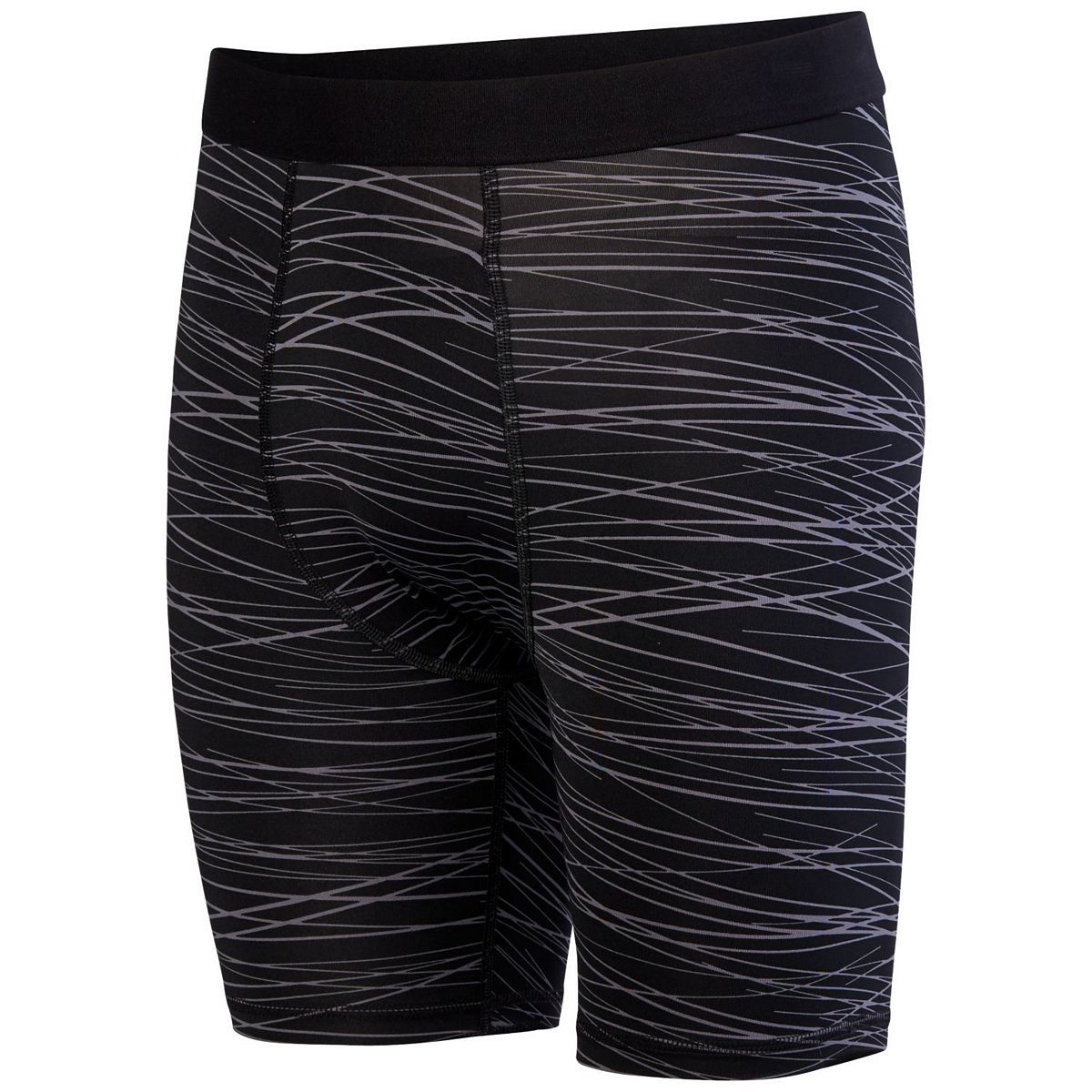 Augusta Sportswear Hyperform Compression Shorts in Black/Graphite Print  -Part of the Adult, Adult-Shorts, Augusta-Products product lines at KanaleyCreations.com