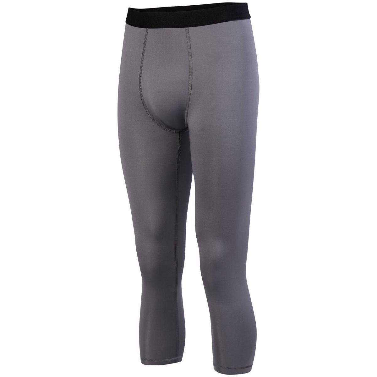 Augusta Sportswear Hyperform Compression Calf-Length Tight in Graphite  -Part of the Adult, Augusta-Products product lines at KanaleyCreations.com