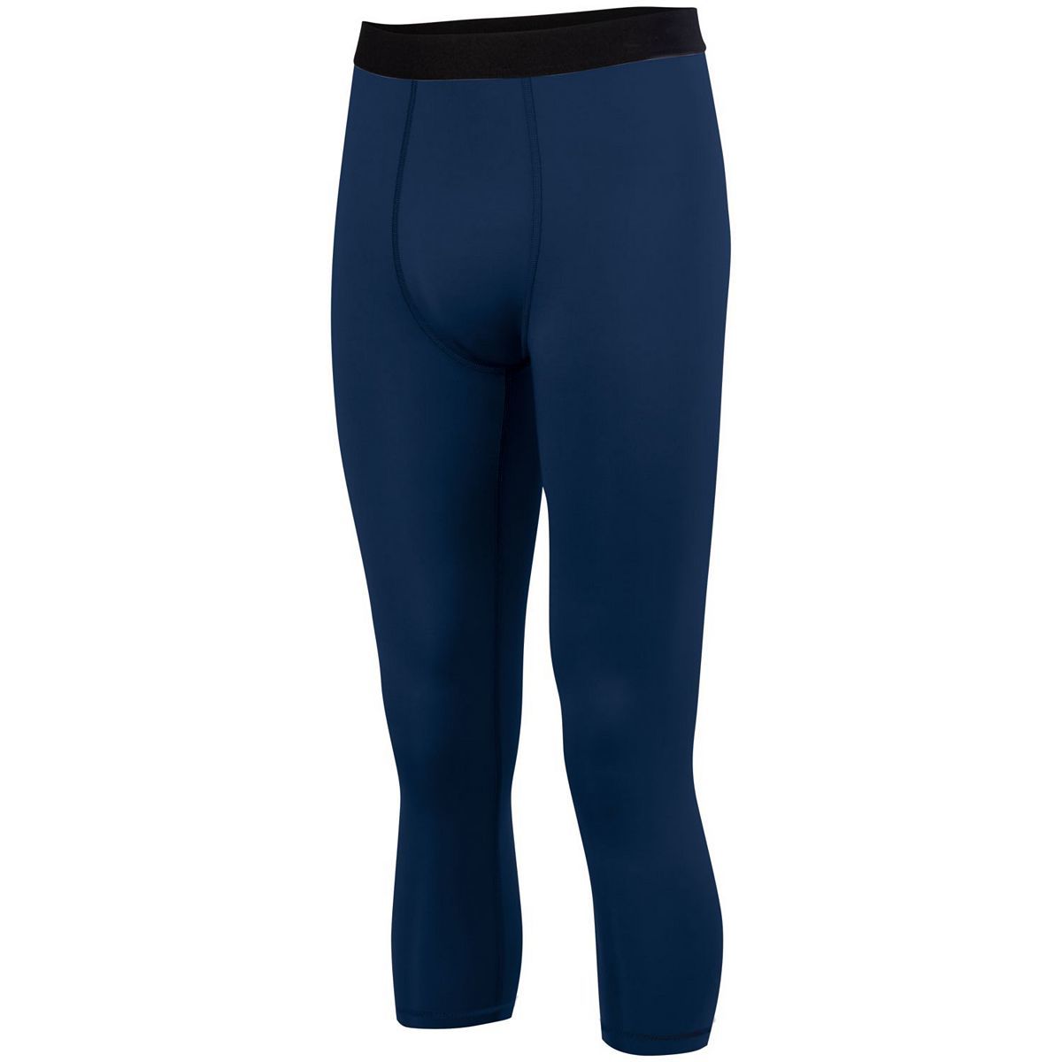 Augusta Sportswear Youth Hyperform Compression Calf-Length Tight in Navy  -Part of the Youth, Augusta-Products product lines at KanaleyCreations.com