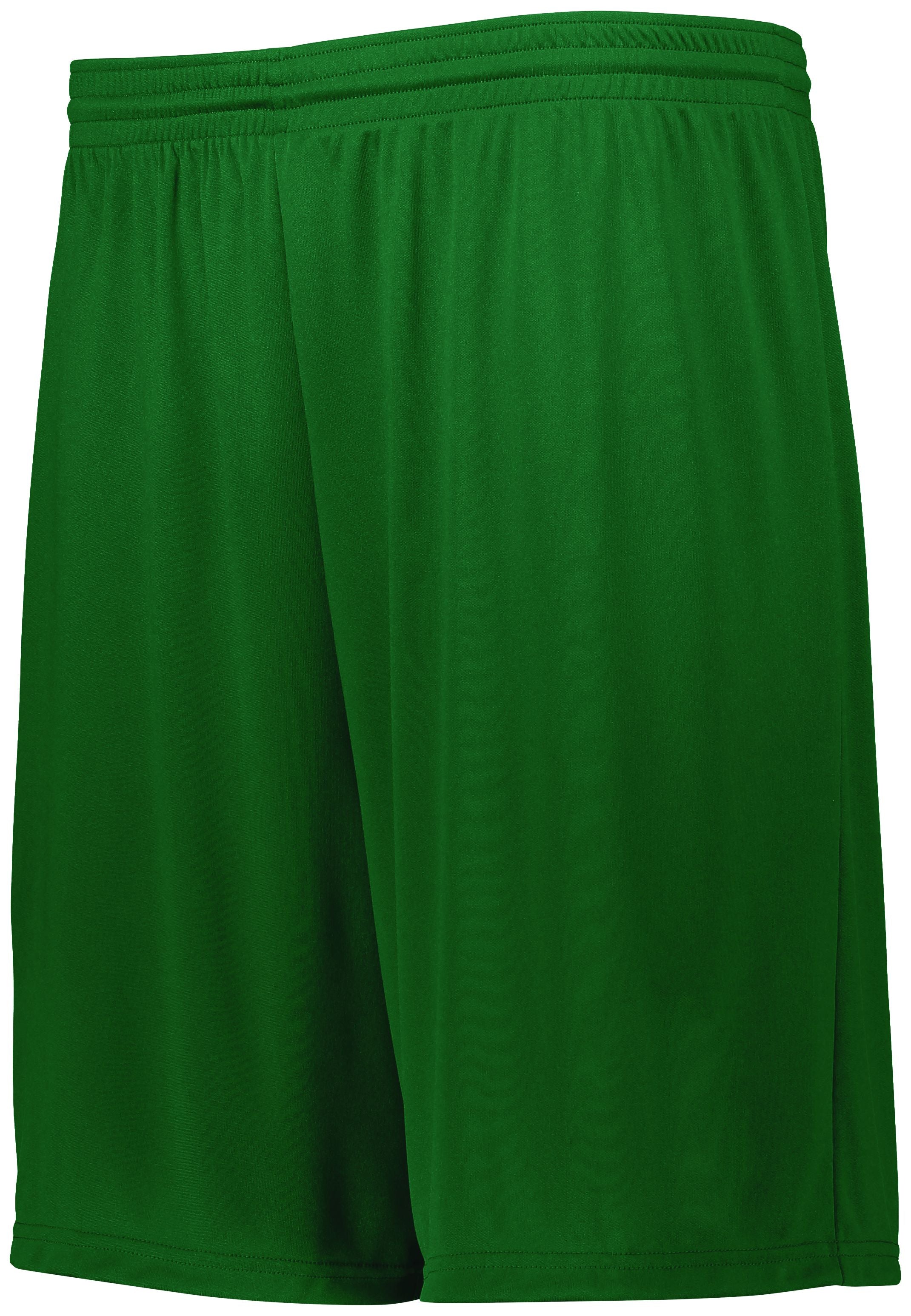 Augusta Sportswear Attain Wicking Shorts in Dark Green  -Part of the Adult, Adult-Shorts, Augusta-Products product lines at KanaleyCreations.com