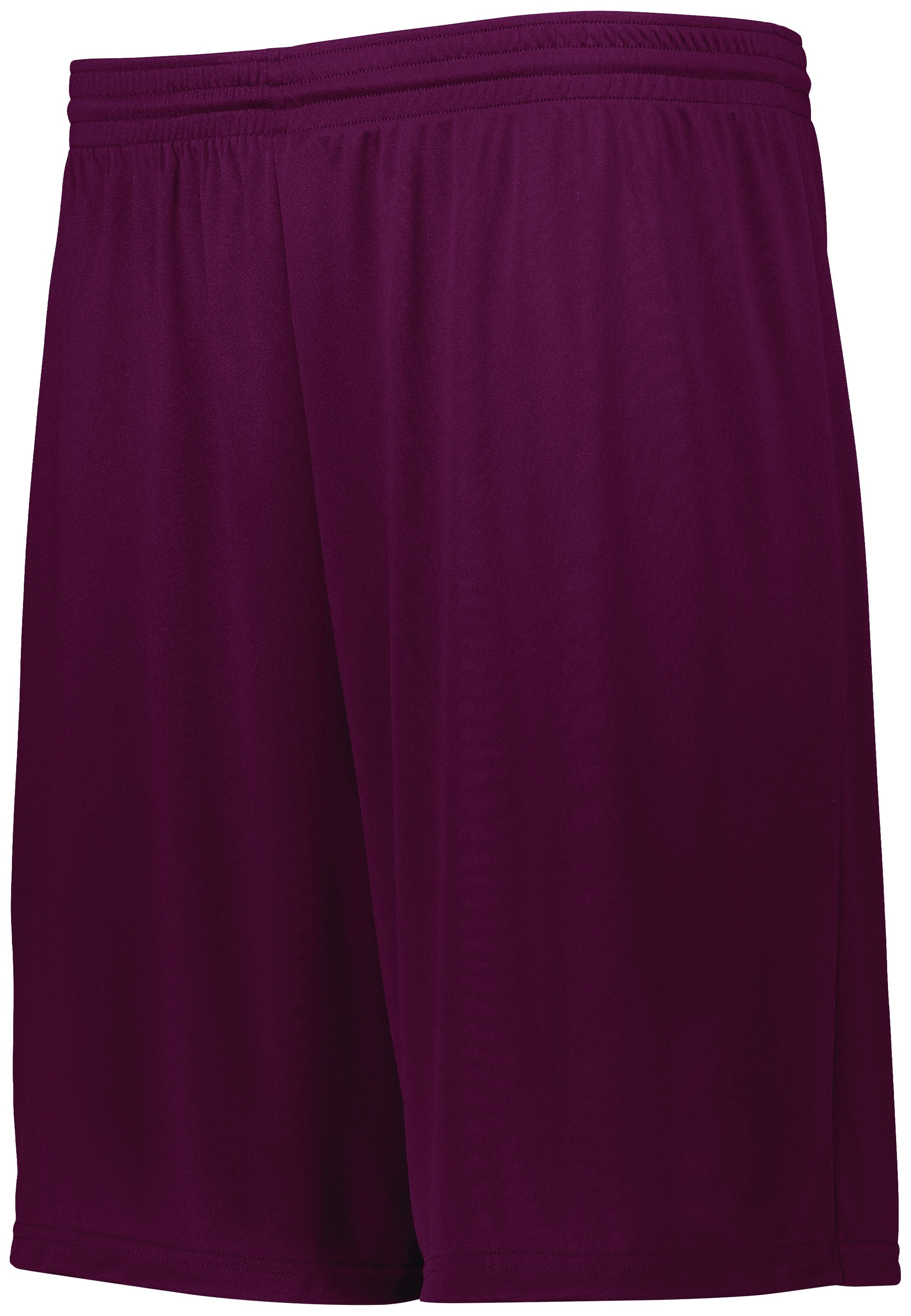 Augusta Sportswear Attain Wicking Shorts in Maroon  -Part of the Adult, Adult-Shorts, Augusta-Products product lines at KanaleyCreations.com