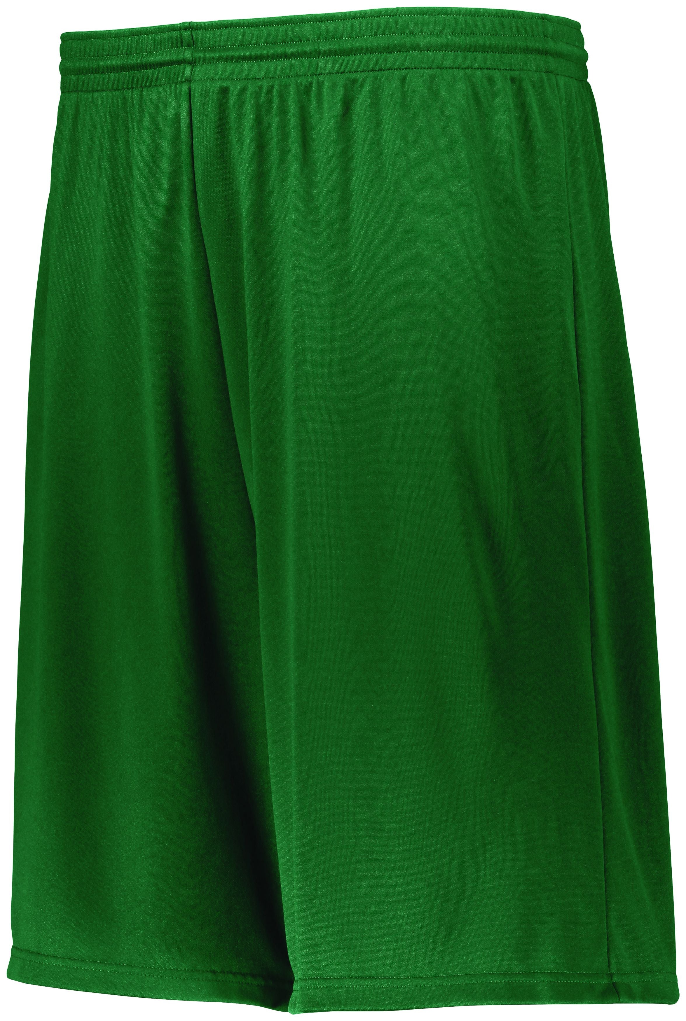 Augusta Sportswear Longer Length Attain Wicking Shorts in Dark Green  -Part of the Adult, Adult-Shorts, Augusta-Products product lines at KanaleyCreations.com