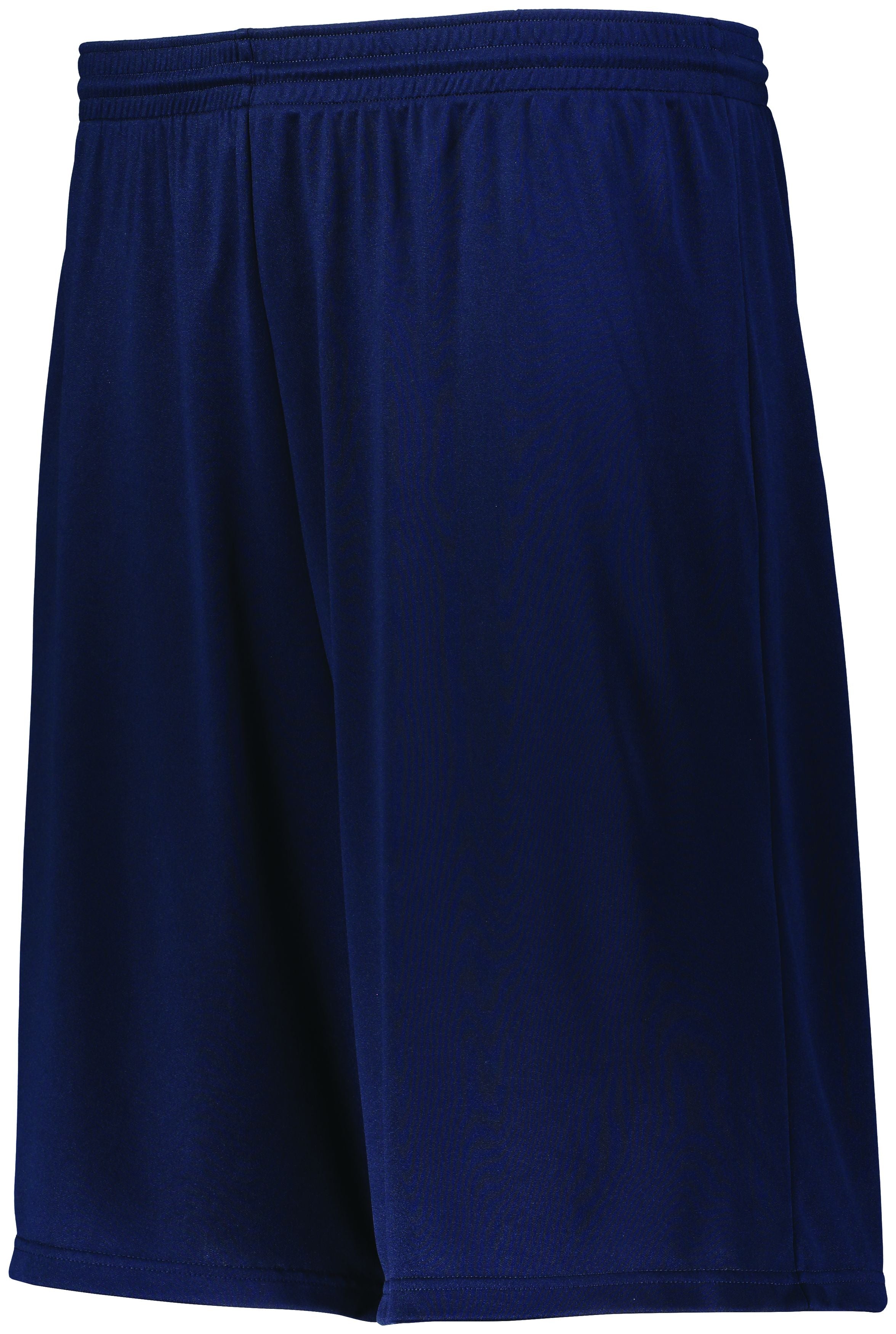Augusta Sportswear Longer Length Attain Wicking Shorts in Navy  -Part of the Adult, Adult-Shorts, Augusta-Products product lines at KanaleyCreations.com