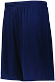 Augusta Sportswear Longer Length Attain Wicking Shorts in Navy  -Part of the Adult, Adult-Shorts, Augusta-Products product lines at KanaleyCreations.com