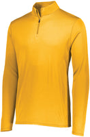 Augusta Sportswear Attain Wicking 1/4 Zip Pullover in Gold  -Part of the Adult, Adult-Pullover, Augusta-Products, Outerwear product lines at KanaleyCreations.com