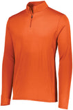 Augusta Sportswear Attain Wicking 1/4 Zip Pullover in Orange  -Part of the Adult, Adult-Pullover, Augusta-Products, Outerwear product lines at KanaleyCreations.com