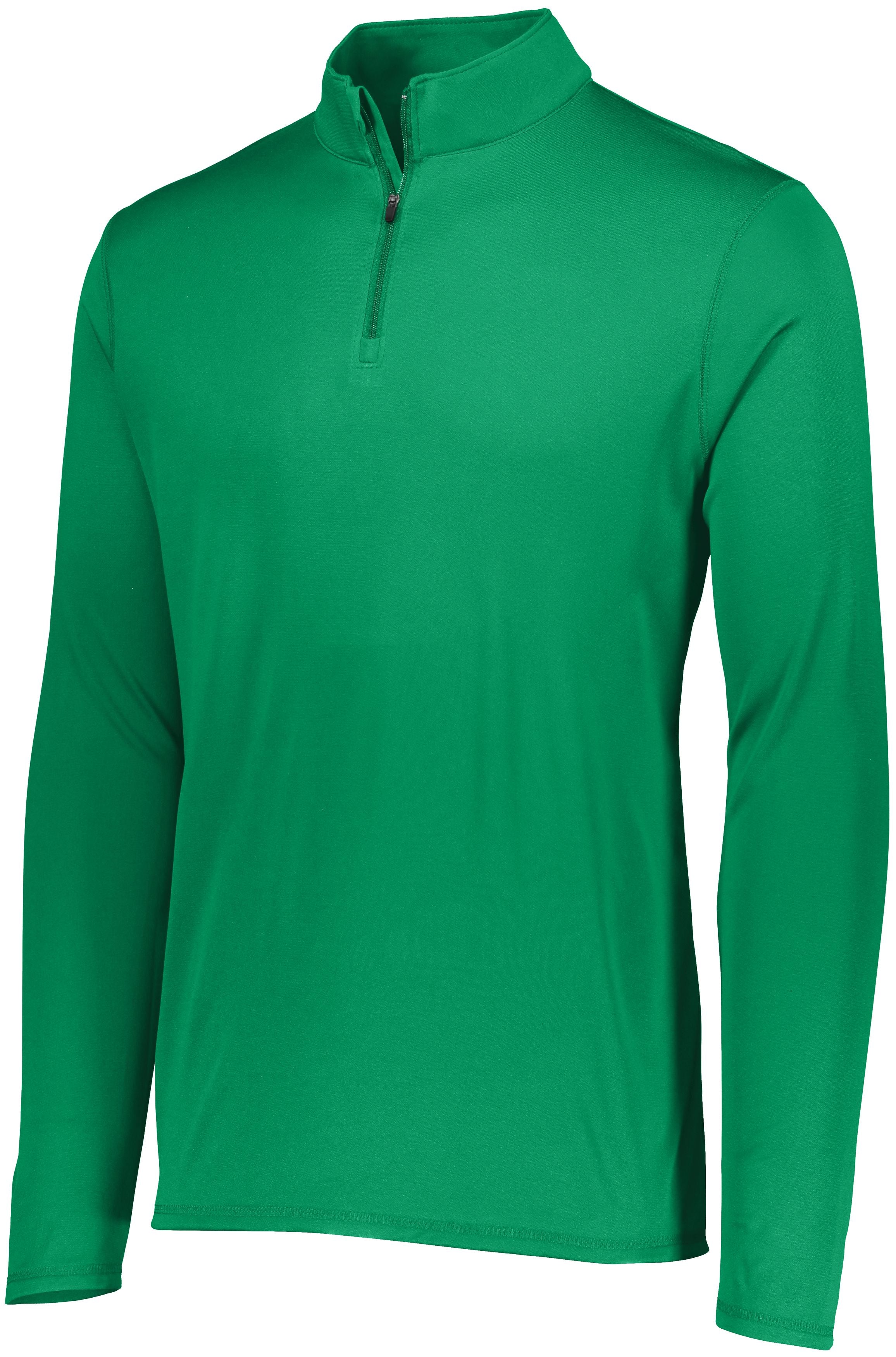 Augusta Sportswear Attain Wicking 1/4 Zip Pullover in Kelly  -Part of the Adult, Adult-Pullover, Augusta-Products, Outerwear product lines at KanaleyCreations.com
