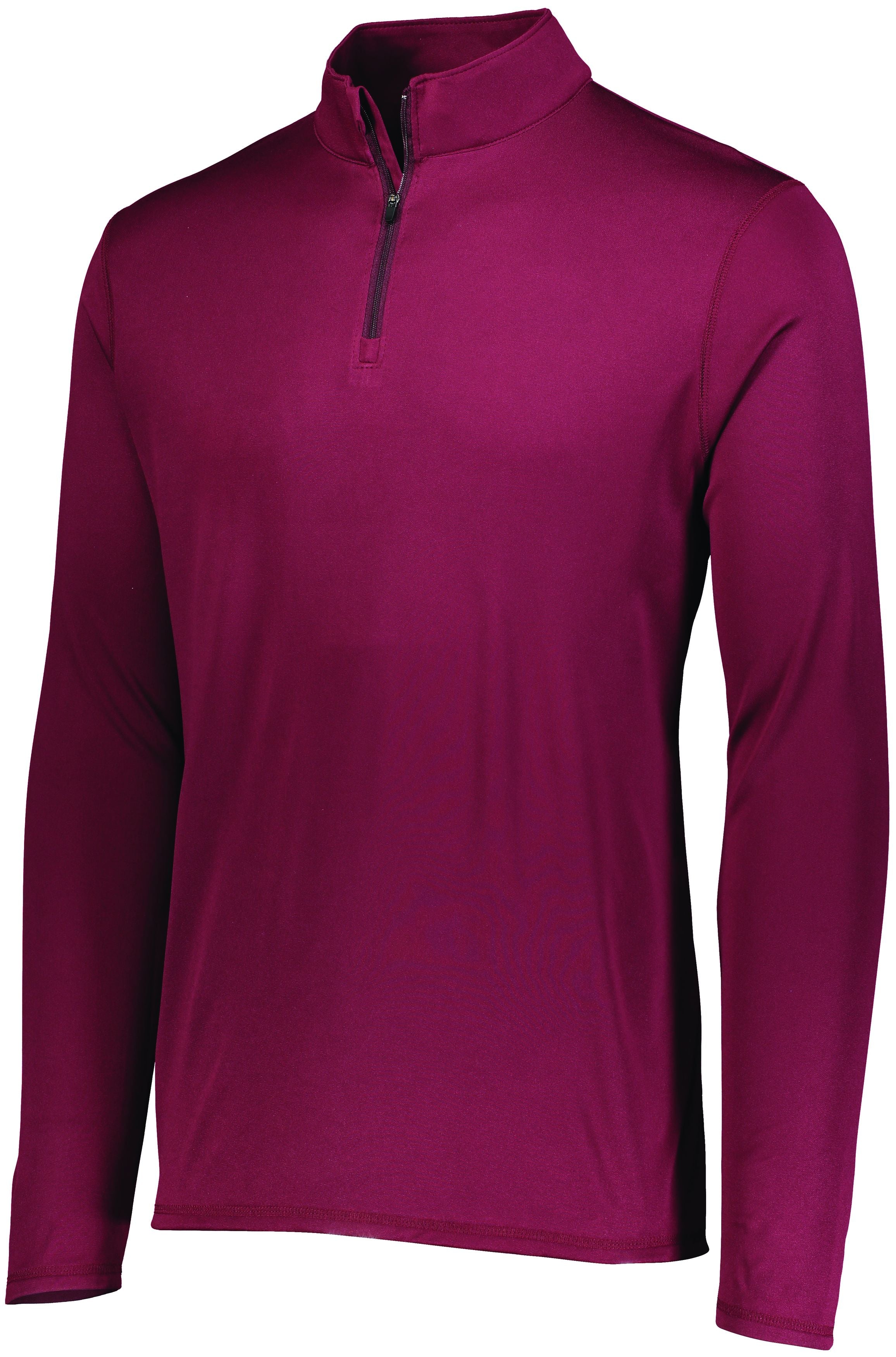 Augusta Sportswear Attain Wicking 1/4 Zip Pullover in Maroon  -Part of the Adult, Adult-Pullover, Augusta-Products, Outerwear product lines at KanaleyCreations.com