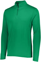 Augusta Sportswear Youth Attain Wicking 1/4 Zip Pullover in Kelly  -Part of the Youth, Youth-Pullover, Augusta-Products, Outerwear product lines at KanaleyCreations.com