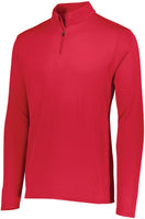 Augusta Sportswear Youth Attain Wicking 1/4 Zip Pullover in Red  -Part of the Youth, Youth-Pullover, Augusta-Products, Outerwear product lines at KanaleyCreations.com