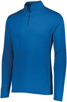 Augusta Sportswear Youth Attain Wicking 1/4 Zip Pullover in Royal  -Part of the Youth, Youth-Pullover, Augusta-Products, Outerwear product lines at KanaleyCreations.com