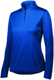 Augusta Sportswear Ladies Attain Wicking 1/4 Zip Pullover in Royal  -Part of the Ladies, Ladies-Pullover, Augusta-Products, Outerwear product lines at KanaleyCreations.com