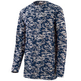 Augusta Sportswear Digi Camo Wicking Long Sleeve T-Shirt in Navy Digi  -Part of the Adult, Adult-Tee-Shirt, T-Shirts, Augusta-Products, Shirts product lines at KanaleyCreations.com