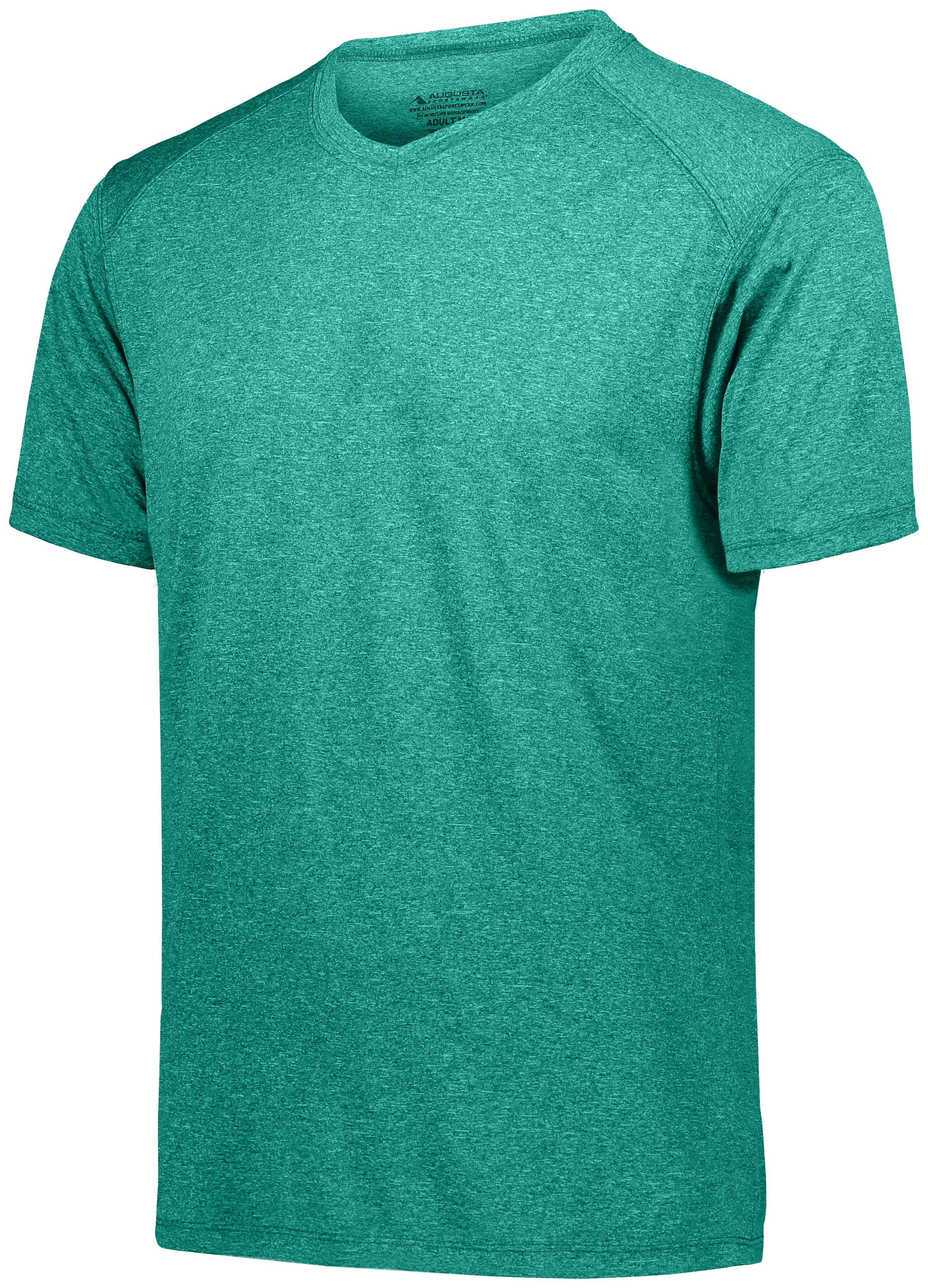 Augusta Sportswear Youth Kinergy Training Tee in Dark Green Heather  -Part of the Youth, Youth-Tee-Shirt, T-Shirts, Augusta-Products, Shirts product lines at KanaleyCreations.com