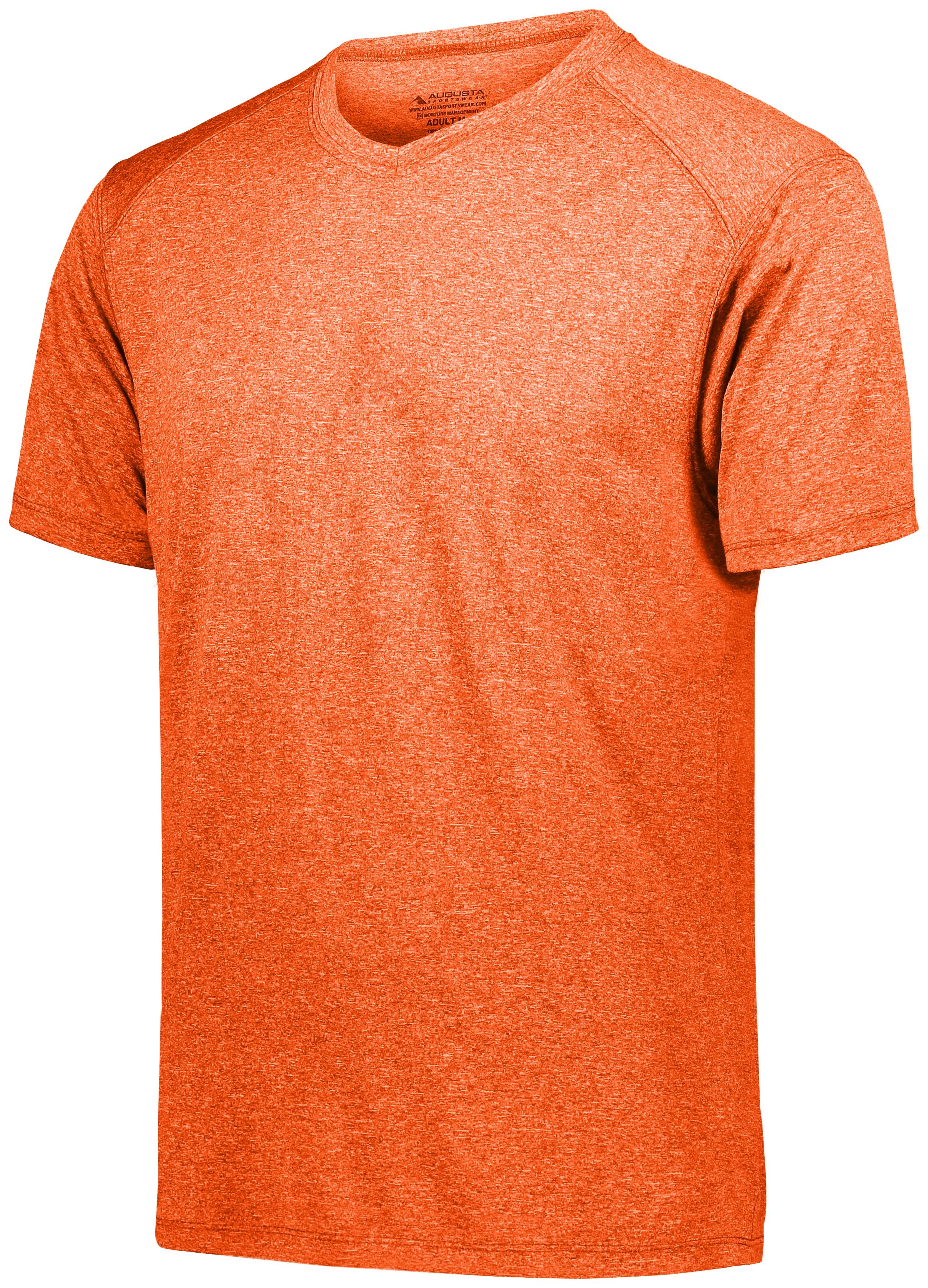 Augusta Sportswear Kinergy Training Tee in Orange Heather  -Part of the Adult, Adult-Tee-Shirt, T-Shirts, Augusta-Products, Shirts product lines at KanaleyCreations.com