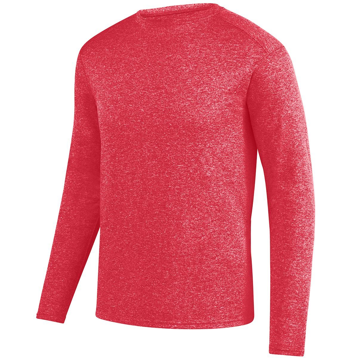 Augusta Sportswear Kinergy Long Sleeve Tee in Red Heather  -Part of the Adult, Adult-Tee-Shirt, T-Shirts, Augusta-Products, Shirts product lines at KanaleyCreations.com