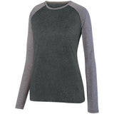 Augusta Sportswear Ladies Kinergy Two Color Long Sleeve Raglan Tee