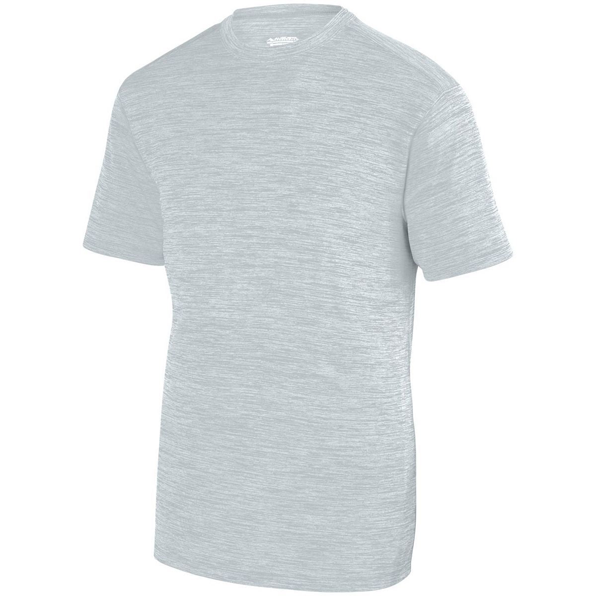 Augusta Sportswear Shadow Tonal Heather Training Tee in Silver  -Part of the Adult, Adult-Tee-Shirt, T-Shirts, Augusta-Products, Shirts, Tonal-Fleece-Collection product lines at KanaleyCreations.com
