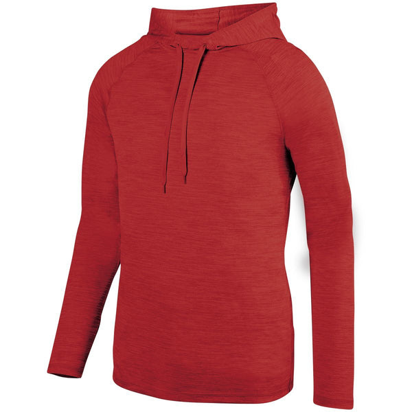Augusta Sportswear Shadow Tonal Heather Hoodie in Red  -Part of the Adult, Augusta-Products, Shirts, Tonal-Fleece-Collection product lines at KanaleyCreations.com