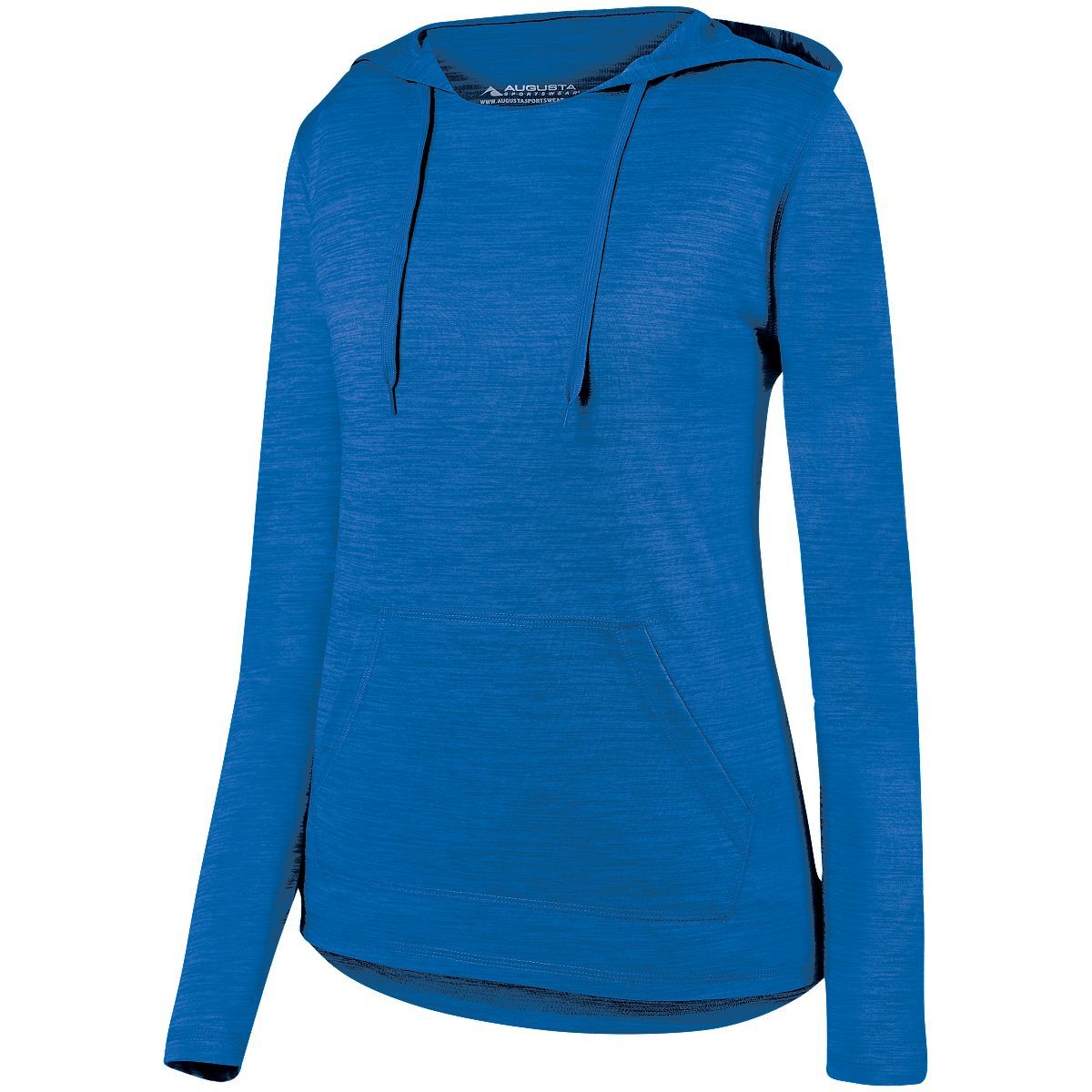Augusta Sportswear Ladies Shadow Tonal Heather Hoodie in Royal  -Part of the Ladies, Augusta-Products, Shirts, Tonal-Fleece-Collection product lines at KanaleyCreations.com