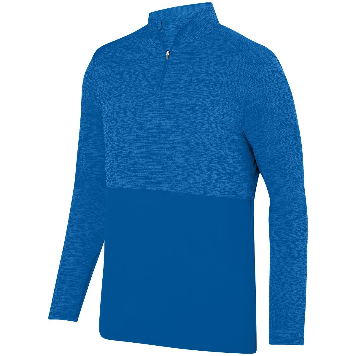 Augusta Sportswear Shadow Tonal Heather 1/4 Zip Pullover in Royal  -Part of the Adult, Adult-Pullover, Augusta-Products, Outerwear, Tonal-Fleece-Collection product lines at KanaleyCreations.com