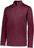 Augusta Sportswear Stoked Tonal Heather Pullover in Maroon  -Part of the Adult, Adult-Pullover, Augusta-Products, Outerwear, Tonal-Fleece-Collection product lines at KanaleyCreations.com