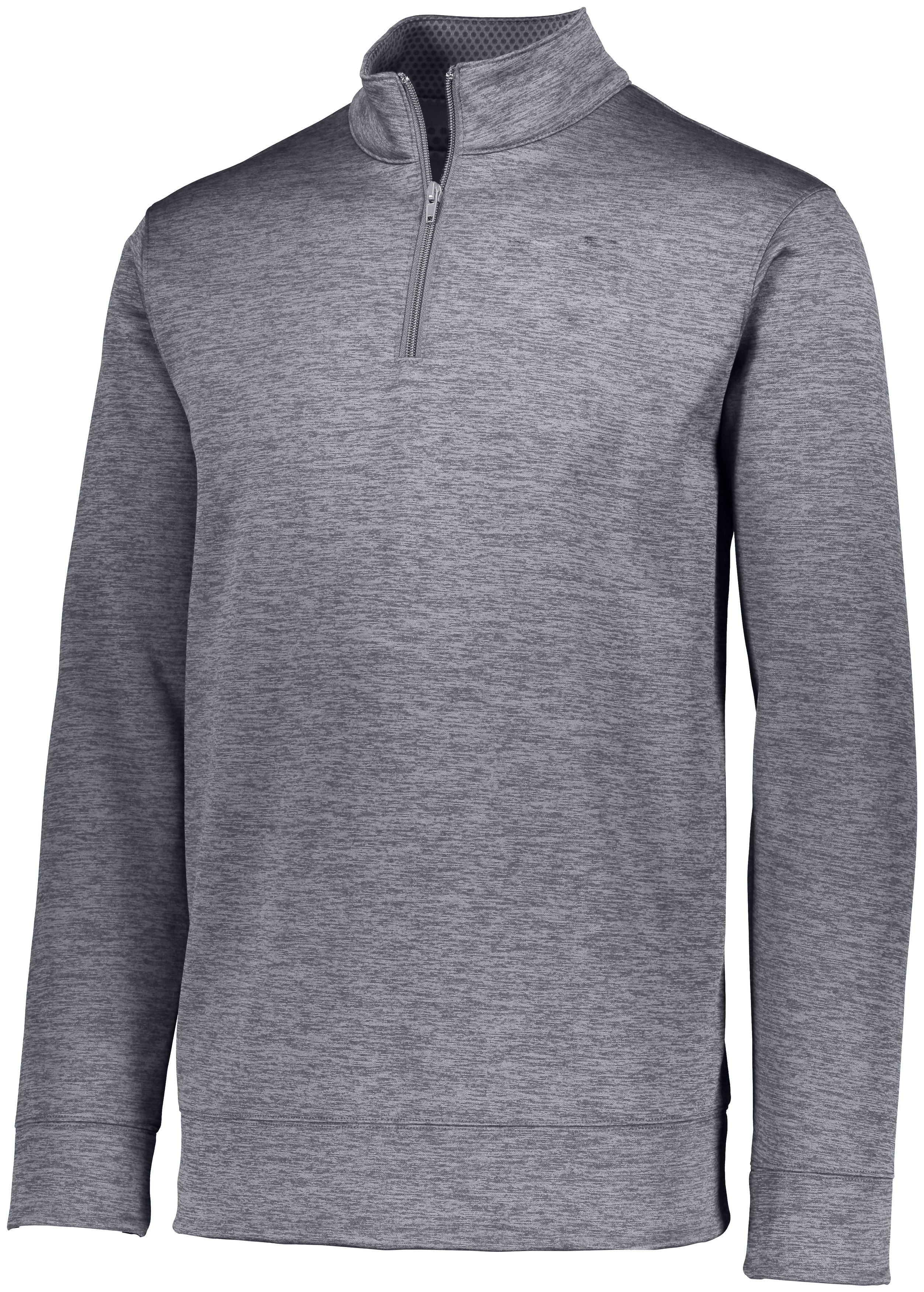 Augusta Sportswear Stoked Tonal Heather Pullover in Graphite  -Part of the Adult, Adult-Pullover, Augusta-Products, Outerwear, Tonal-Fleece-Collection product lines at KanaleyCreations.com