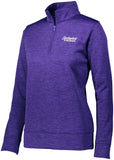 Augusta Sportswear Ladies Stoked Tonal Heather Pullover in Purple  -Part of the Ladies, Ladies-Pullover, Augusta-Products, Outerwear, Tonal-Fleece-Collection product lines at KanaleyCreations.com