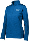 Augusta Sportswear Ladies Stoked Tonal Heather Pullover in Royal  -Part of the Ladies, Ladies-Pullover, Augusta-Products, Outerwear, Tonal-Fleece-Collection product lines at KanaleyCreations.com