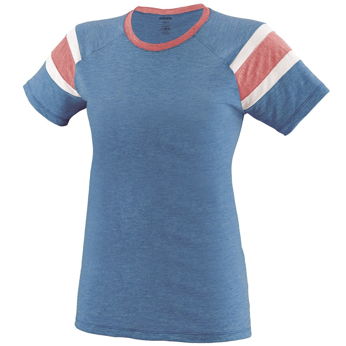 Augusta Sportswear Girls Fanatic Tee in Royal/Red/White  -Part of the Girls, T-Shirts, Augusta-Products, Girls-Tee-Shirt, Shirts product lines at KanaleyCreations.com