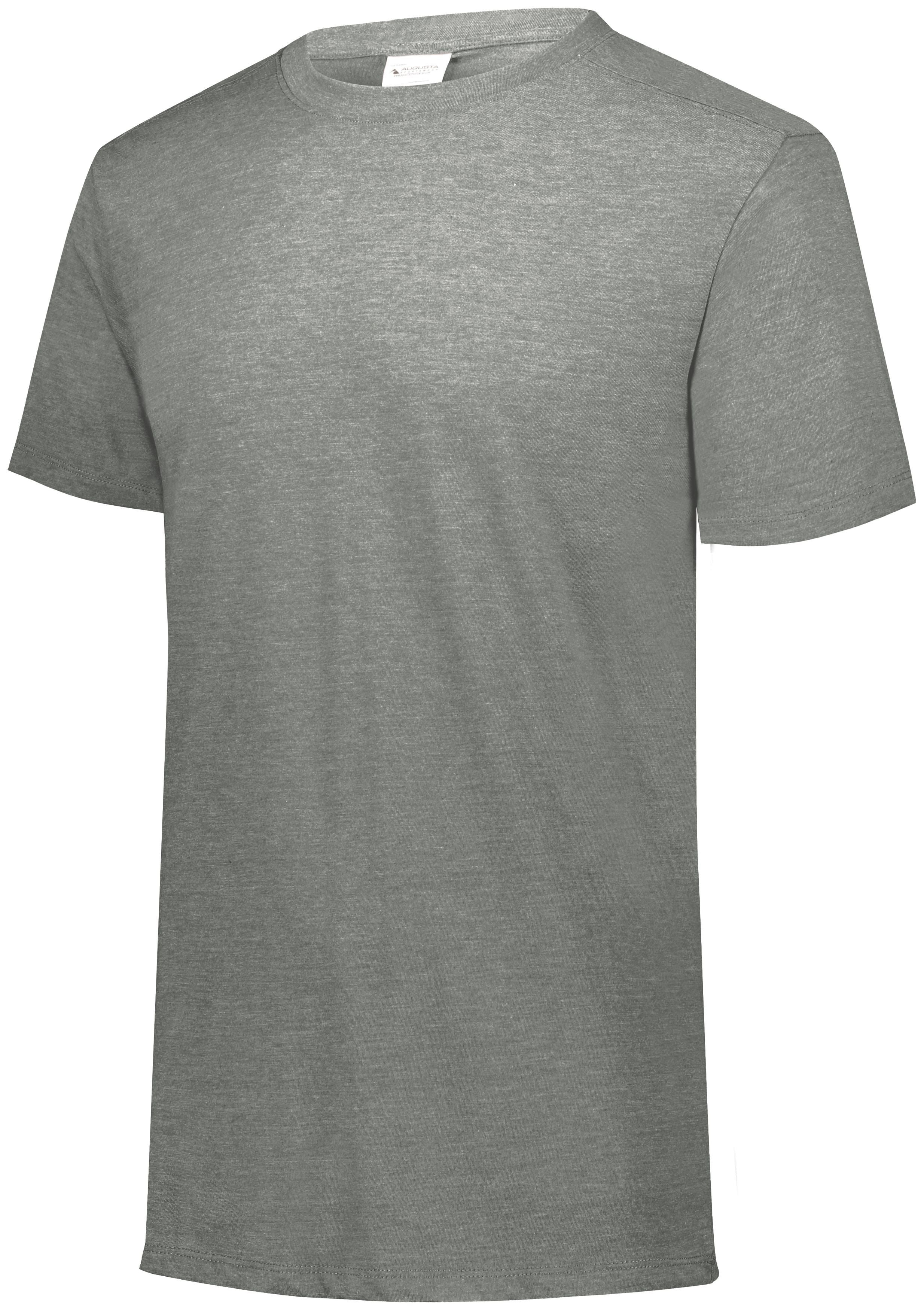 Augusta Sportswear Tri-Blend T-Shirt in Grey Heather  -Part of the Adult, Adult-Tee-Shirt, T-Shirts, Augusta-Products, Shirts product lines at KanaleyCreations.com