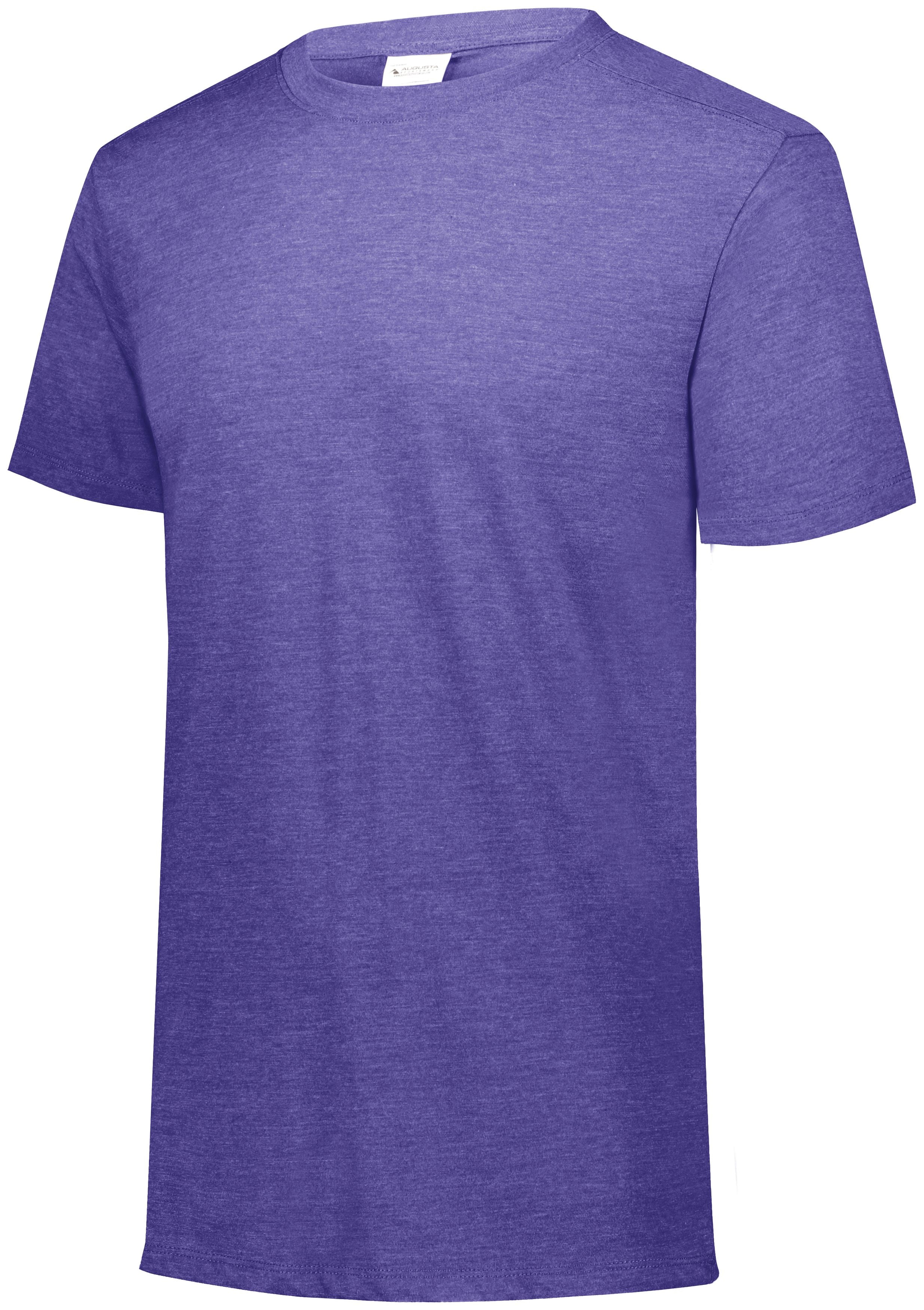 Augusta Sportswear Youth Tri-Blend T-Shirt in Purple Heather  -Part of the Youth, Youth-Tee-Shirt, T-Shirts, Augusta-Products, Shirts product lines at KanaleyCreations.com