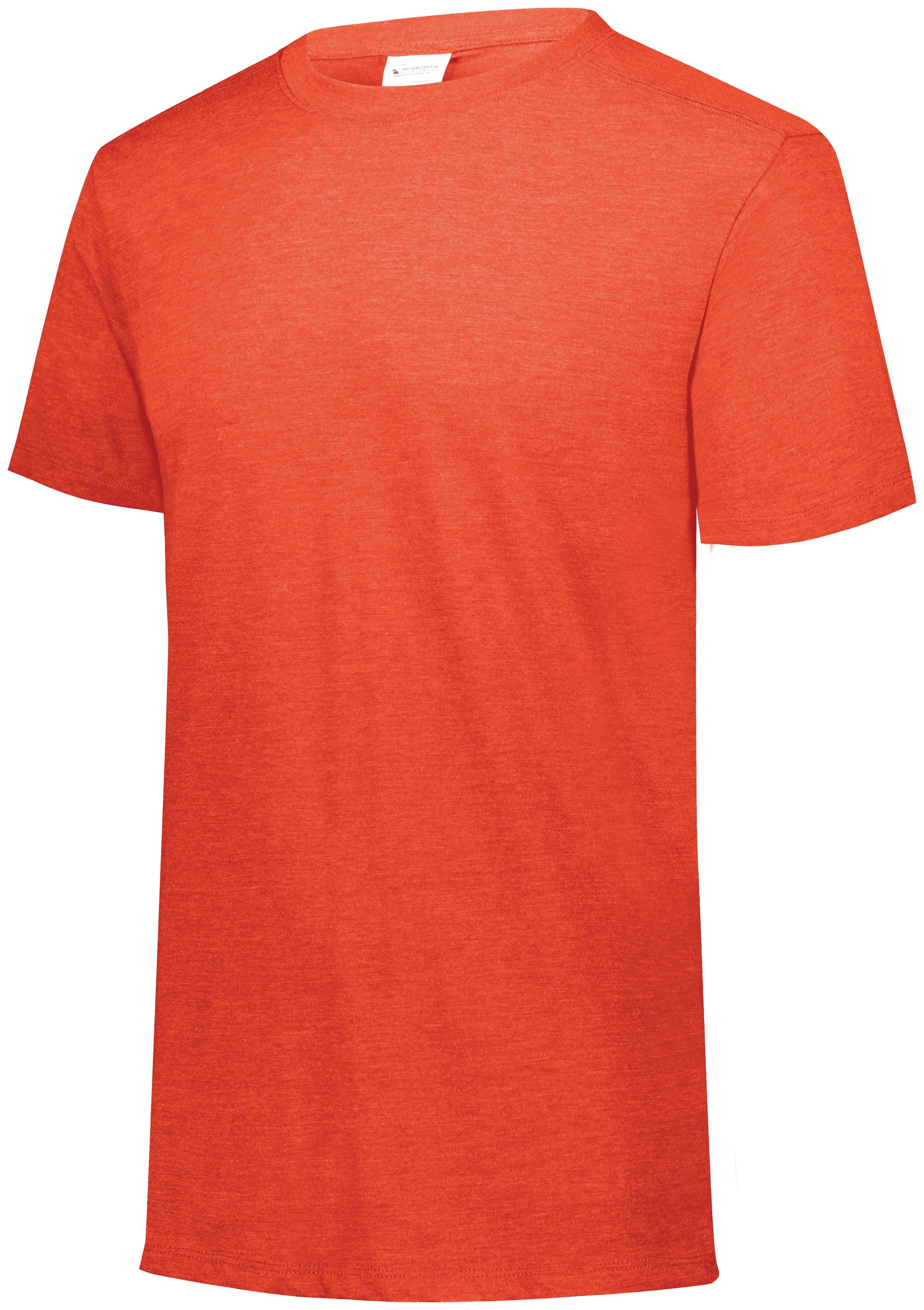 Augusta Sportswear Youth Tri-Blend T-Shirt in Orange Heather  -Part of the Youth, Youth-Tee-Shirt, T-Shirts, Augusta-Products, Shirts product lines at KanaleyCreations.com