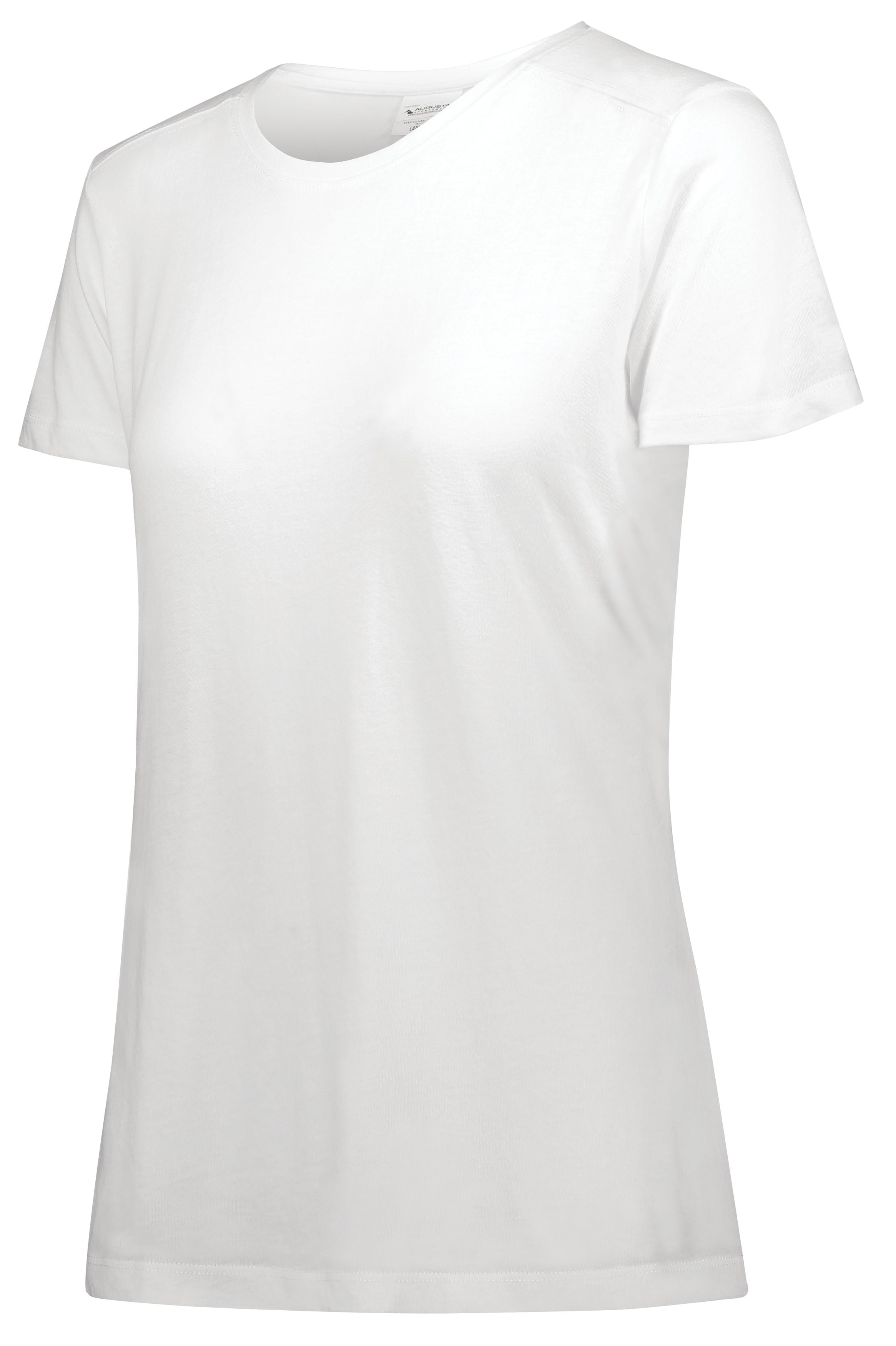 Augusta Sportswear Ladies Tri-Blend T-Shirt in White  -Part of the Ladies, Ladies-Tee-Shirt, T-Shirts, Augusta-Products, Shirts product lines at KanaleyCreations.com