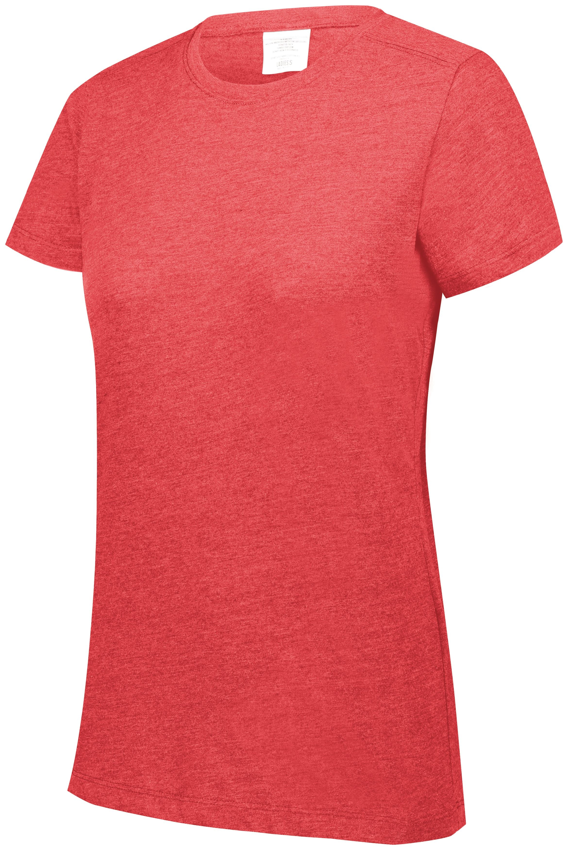 Augusta Sportswear Ladies Tri-Blend T-Shirt in Red Heather  -Part of the Ladies, Ladies-Tee-Shirt, T-Shirts, Augusta-Products, Shirts product lines at KanaleyCreations.com