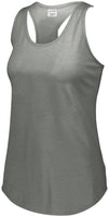 Augusta Sportswear Ladies Lux Tri-Blend Tank in Grey Heather  -Part of the Ladies, Ladies-Tank, Augusta-Products, Shirts product lines at KanaleyCreations.com