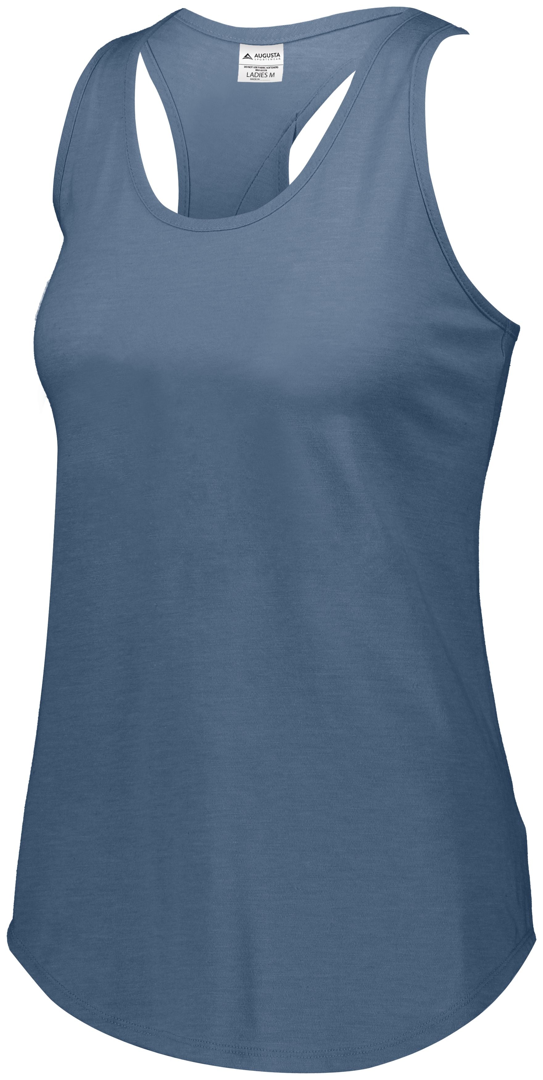 Augusta Sportswear Girls Lux Tri-Blend Tank in Storm Heather  -Part of the Girls, Augusta-Products, Girls-Tank, Shirts product lines at KanaleyCreations.com