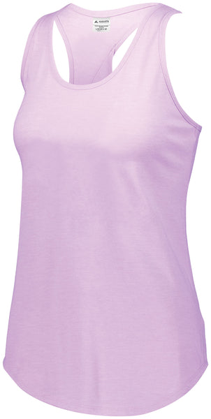 Augusta Sportswear Girls Lux Tri-Blend Tank in Light Lavender Heather  -Part of the Girls, Augusta-Products, Girls-Tank, Shirts product lines at KanaleyCreations.com