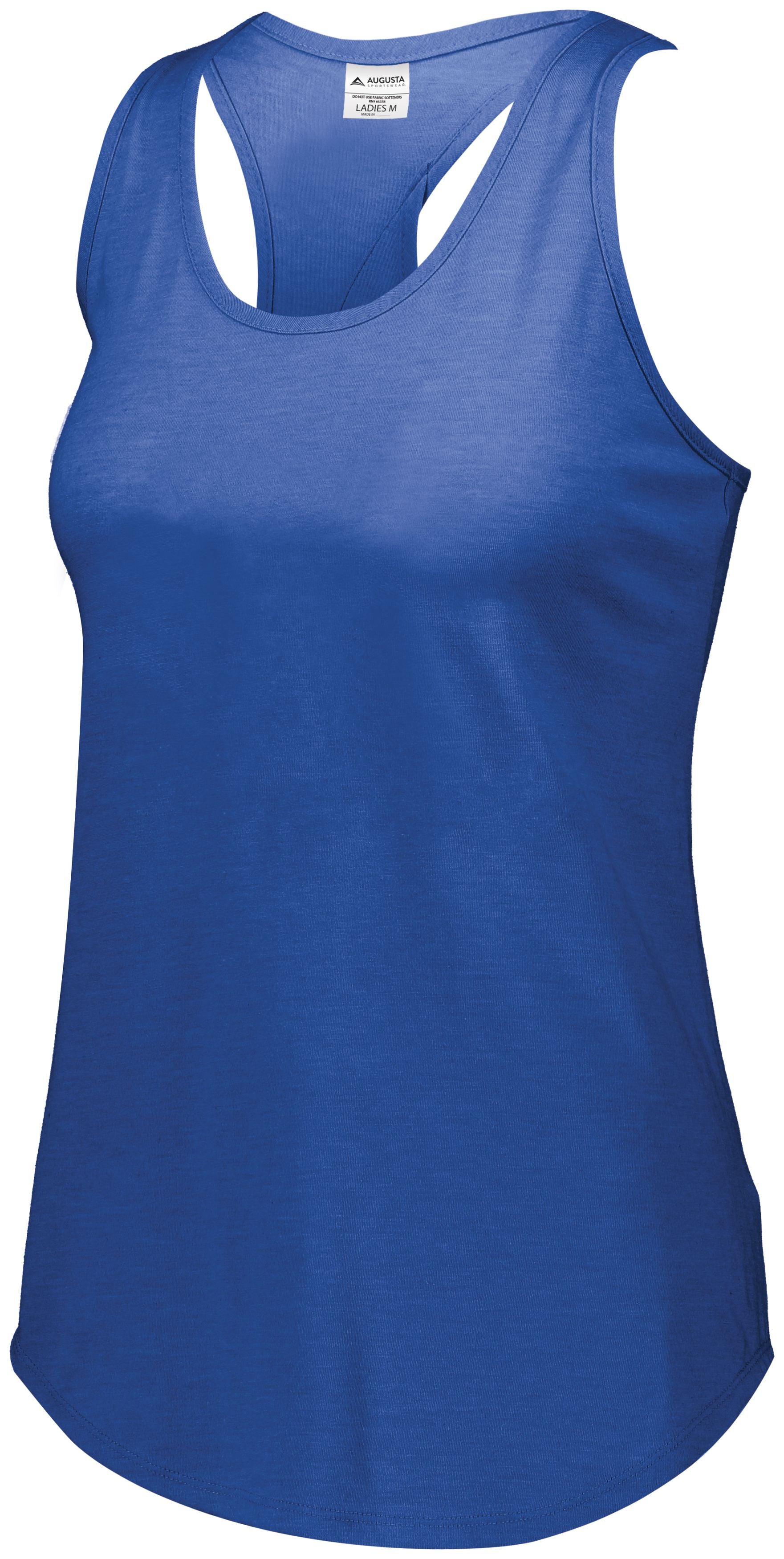 Augusta Sportswear Girls Lux Tri-Blend Tank in Royal Heather  -Part of the Girls, Augusta-Products, Girls-Tank, Shirts product lines at KanaleyCreations.com