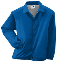 Augusta Sportswear Youth Nylon Coach'S Jacket in Royal  -Part of the Youth, Youth-Jacket, Augusta-Products, Outerwear product lines at KanaleyCreations.com