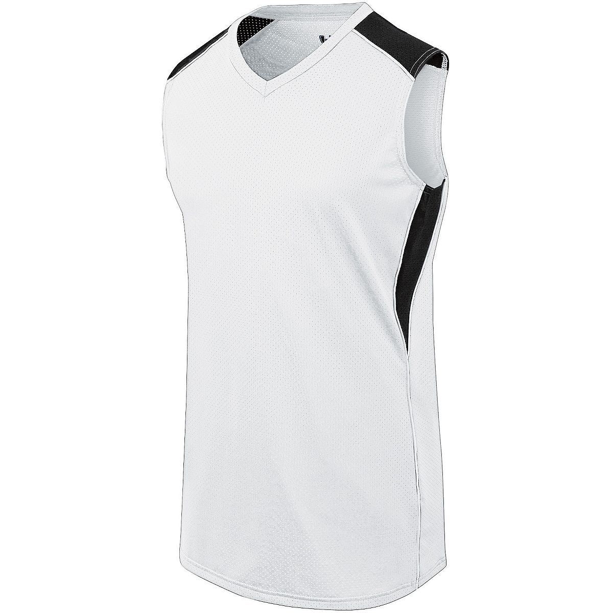 Augusta Sportswear Ladies Dynamite Jersey in White/Black/White  -Part of the Ladies, Ladies-Jersey, Augusta-Products, Softball, Shirts product lines at KanaleyCreations.com