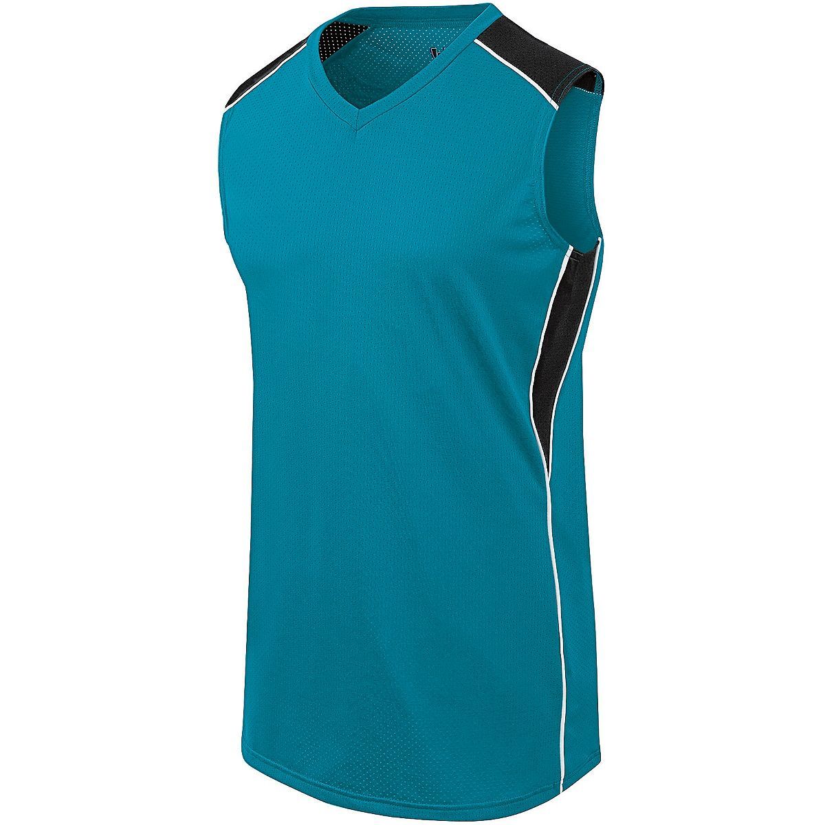 Augusta Sportswear Ladies Dynamite Jersey in Teal/Black/White  -Part of the Ladies, Ladies-Jersey, Augusta-Products, Softball, Shirts product lines at KanaleyCreations.com