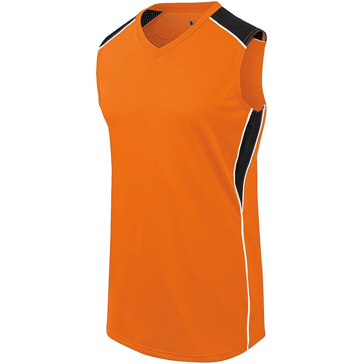 Augusta Sportswear Girls Dynamite Jersey in Orange/Black/White  -Part of the Girls, Augusta-Products, Softball, Girls-Jersey, Shirts product lines at KanaleyCreations.com