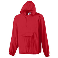 Augusta Sportswear Pullover Jacket In A Pocket in Red  -Part of the Adult, Adult-Pullover, Augusta-Products, Outerwear product lines at KanaleyCreations.com