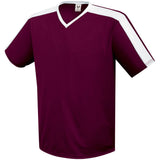 High 5 Genesis Soccer Jersey in Maroon/White  -Part of the Adult, Adult-Jersey, High5-Products, Soccer, Shirts, All-Sports-1 product lines at KanaleyCreations.com