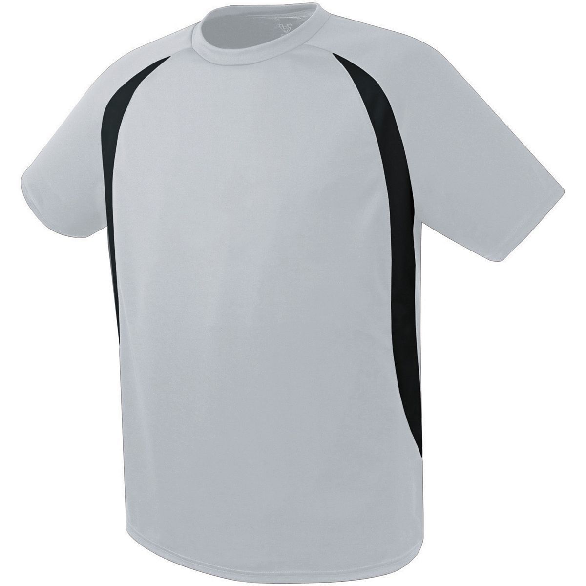 High 5 Youth Liberty Soccer Jersey in Silver Grey/Black  -Part of the Youth, Youth-Jersey, High5-Products, Soccer, Shirts, All-Sports-1 product lines at KanaleyCreations.com