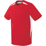 High 5 Adult Hawk Jersey in Scarlet/White  -Part of the Adult, Adult-Jersey, High5-Products, Soccer, Shirts, All-Sports-1 product lines at KanaleyCreations.com